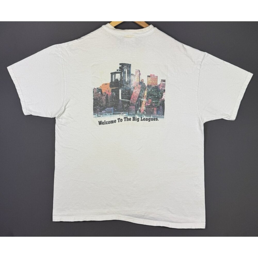 Vintage 90's YALE Forklift Promo Welcome Big Leagues Hanes XL White Shirt Promo